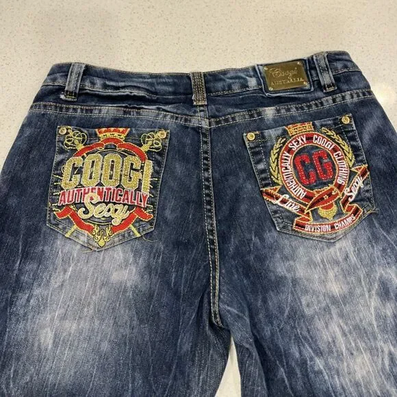 COOGI Jean Shorts Size 9/10 - Picture 1 of 13